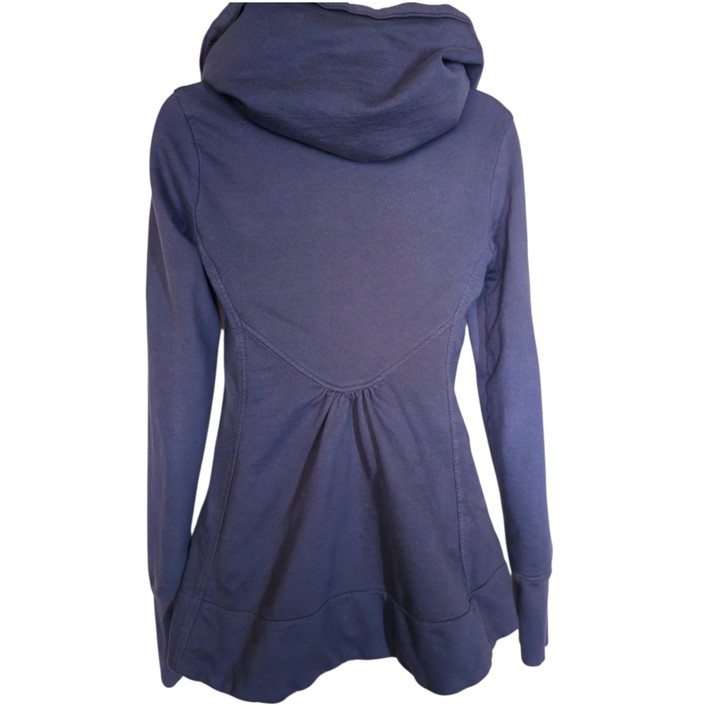Prairie Underground Slate Blue Cloak Hoodie Fleece Jacket Sz S - Picture 7 of 9